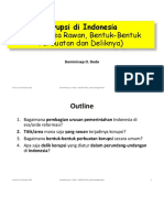 Sesi 3. Korupsi Di Indonesia (Titik-Area Rawan, Bentuk Dan Deliknya)