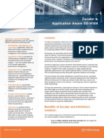 Zscaler & Application Aware SD-WAN: Datasheet
