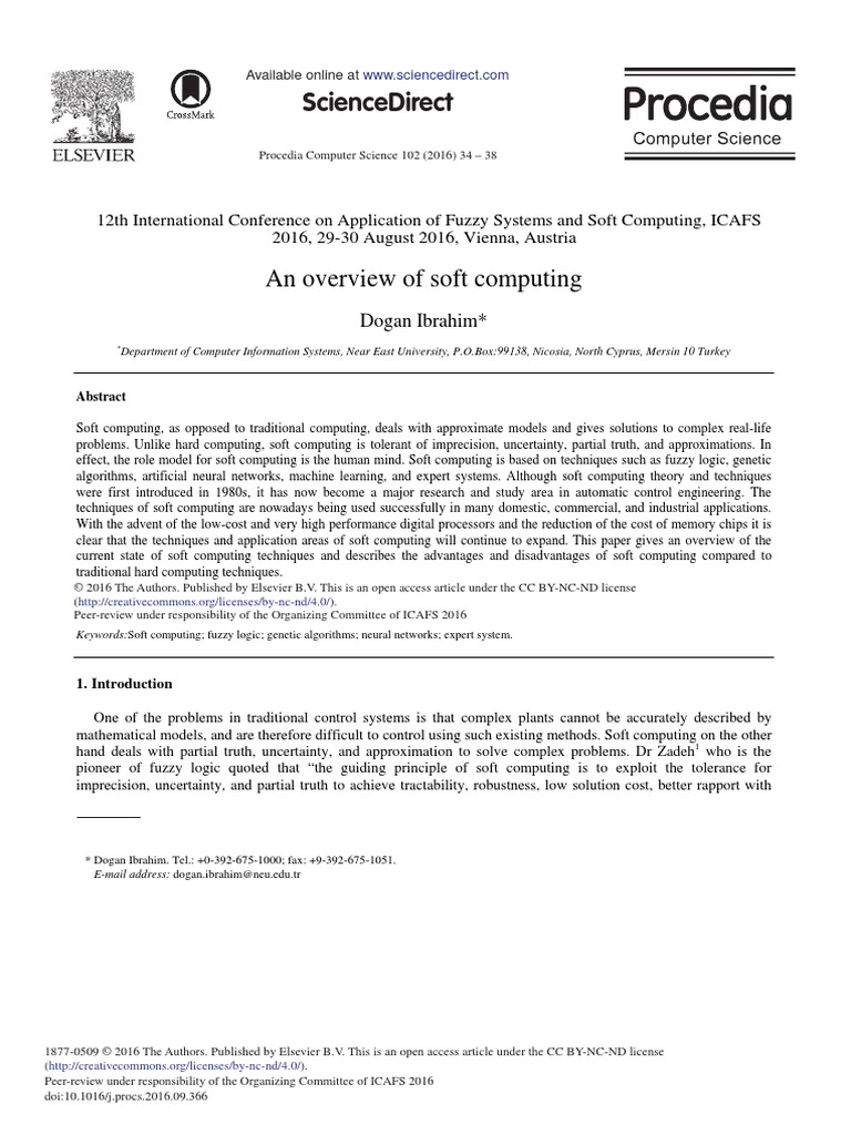 An Overview of Soft Computing | PDF | Artificial Neural Network ...