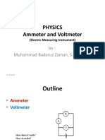PHYSICS: Ammeter and Voltmeter (Electric Measuring Instrument