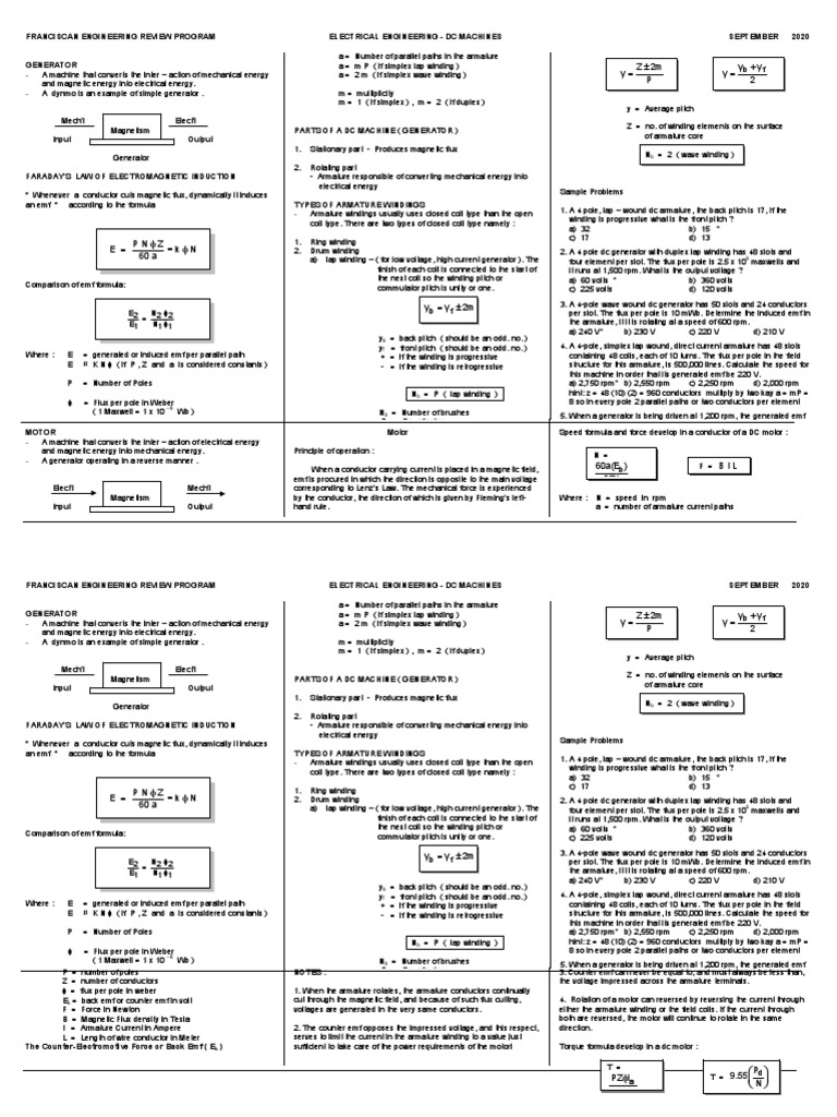 DC Machines: Generators and Motors Guide | PDF | Electromagnetic ...