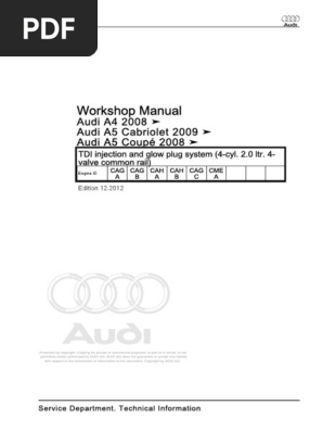 Glow plug 2024 system audi