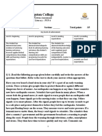 literacy assessment  sep pyp 4