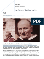 Charles Taylor - Yves Congar And The Future Of The Church In Its Past