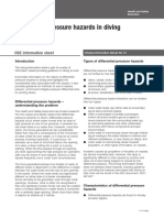 Differential Pressure Hazards in Diving: HSE Information Sheet