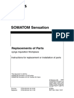 SOMATOM Sensation: Syngo Aquisition Workplace Instructions For Replacement or Installation of Parts