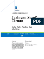 05 Jaringan Syaraf Tiruan - Delta Rule, Adaline Dan Madaline - SB