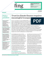 BR Fing: Trust in Climate Finance Requires Meaningful Transparency
