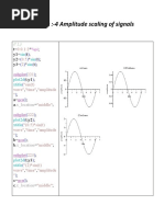 Scilab Practical File 4signal Processing (DSP) 4TH Sem, BSC (H) Electronics