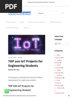 Top 200 Iot Projects For Engineering Student