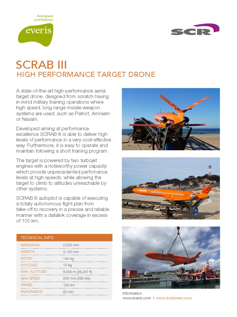 Scrab Iii: High Performance Target Drone | PDF