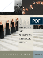 Chester L. Alwes - A History of Western Choral Music, Volume 2