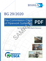 BG 29 2020 Pre-Commission Cleaning of Pipework Systems