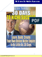 30 Days To Niche Success