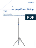 Doka Floor Prop Eurex 20 Top 700: User Information