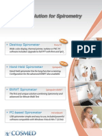 Cosmed, Solution For Spirometry Fromatoz!: Desktop Spirometer