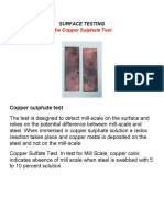 Copper Sulphate Test