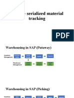 TTHI – serialized material tracking