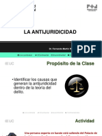 CLASE 9 LA ANTIJURIDICIDAD