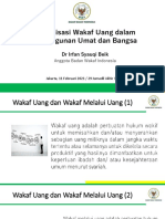 Irfan Tsuqi - Literasi Wakaf Uang ISB 11022021
