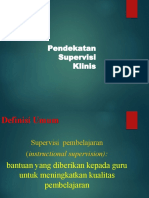 Pendekatan Supervisi Klinis