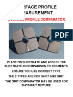 Surface Profile Measurement Surface Profile Comparator p