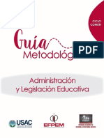 03. Guia Administracion y Legislacion Educativa