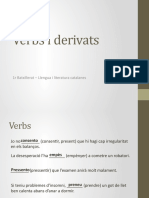 Verbs I Derivats