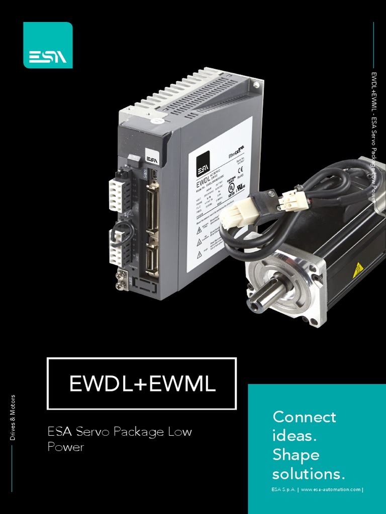 ESA Low Power Servo Drive Overview | PDF | Electric Motor | Mechanical ...