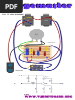 12x8 .15" Pitch Stripboard: Input Output