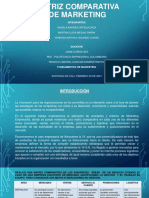 Matriz Comparativa de Marketing-Caso Empresarial