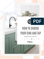 5 - How To Choose Your Sink and Tap