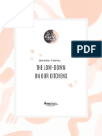 Bonus - The Low Down On Our Kitchens