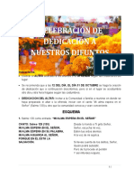 Celebración Altar Difuntos