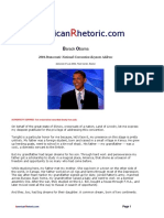 Barack Obama - 2004 DNC Address