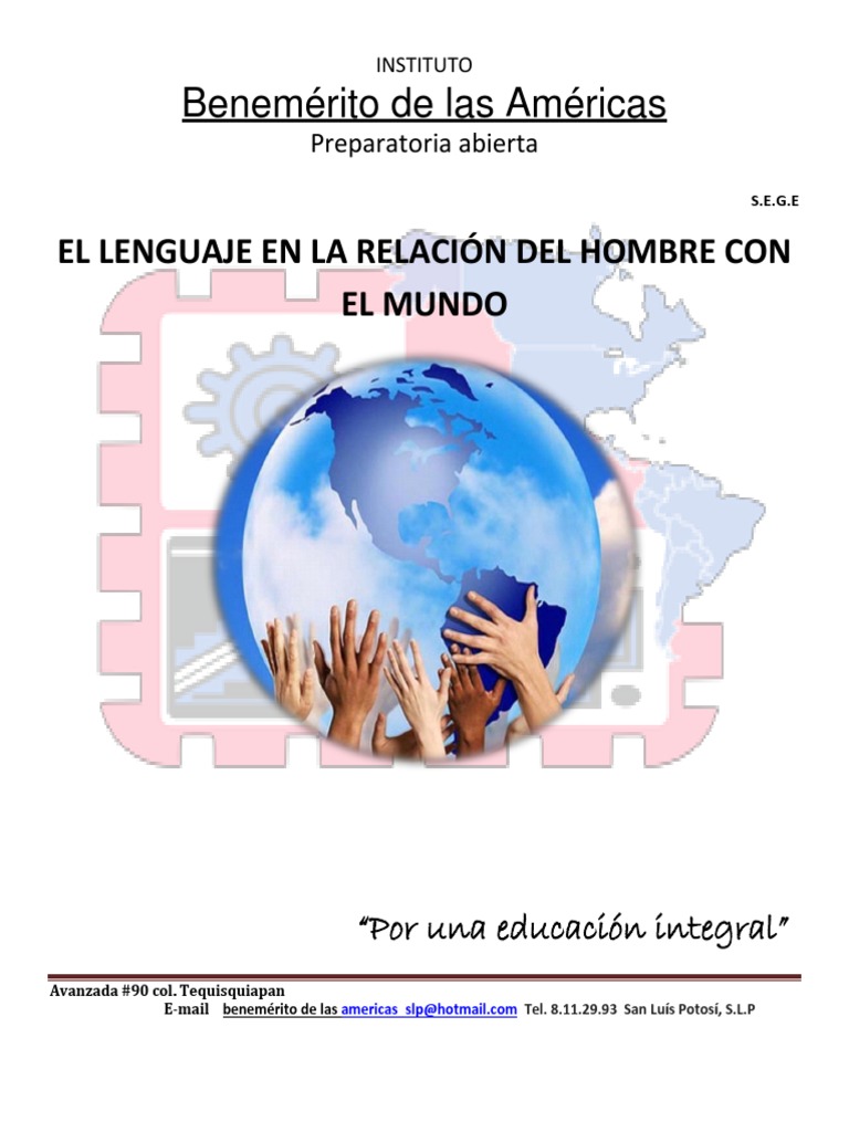 02 Guia El Lenguaje En La Relacion Del Hombre Con El Mundo Descargar