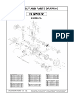 Assembly and Parts Drawing: KM186FA