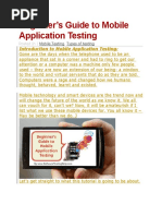 Mobile App Testing