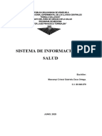 Analisis Del Sistema de Informacion de Salud