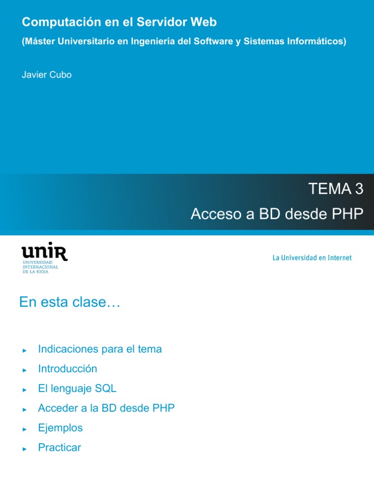 Acceso a MariaDB desde PHP | PDF | SQL | Mi sql