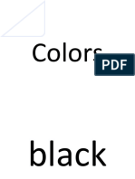 Flash Cards - Colors 1