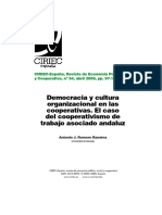 AntonioRomero DemocraciaYCulturaOrganizacionalEnLasCooperativas RevCIRIEC N54!97!127 2006