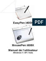 EasyPen I450x, MousePen i608X-PC-French