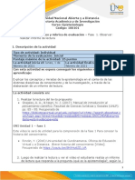 Guia de actividades y Rúbrica de evaluación - fase1 - observar