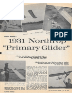 Northrup Primary Glider Oz3842 Article
