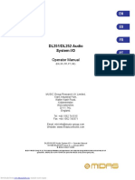 DL251/DL252 Audio System I/O: Operator Manual