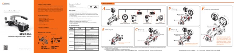 SPMK 700 Pressure Calibration Manual | PDF | Calibration | Pressure