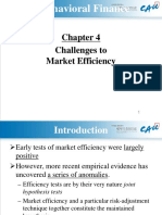 Behavioral Finance: Challenges To Market Efficiency