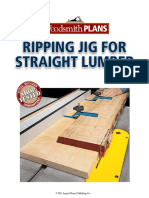 Ripping Jig For Straight Lumber: © 2011 August Home Publishing Co