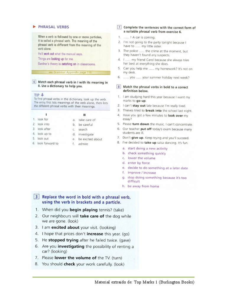 Phrasal Verbs | PDF